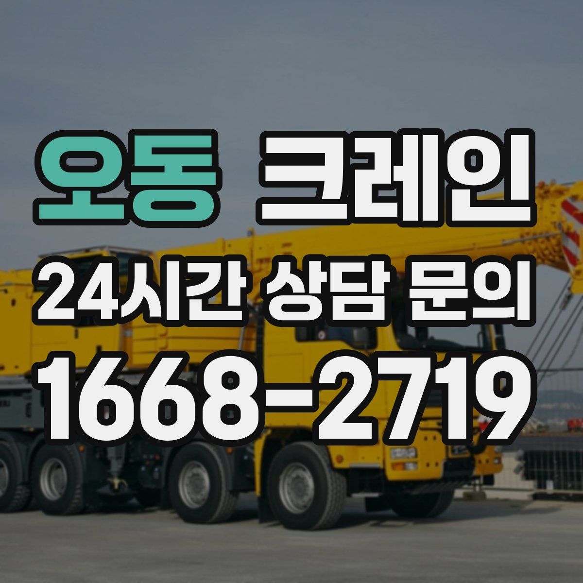 오동 카고 크레인