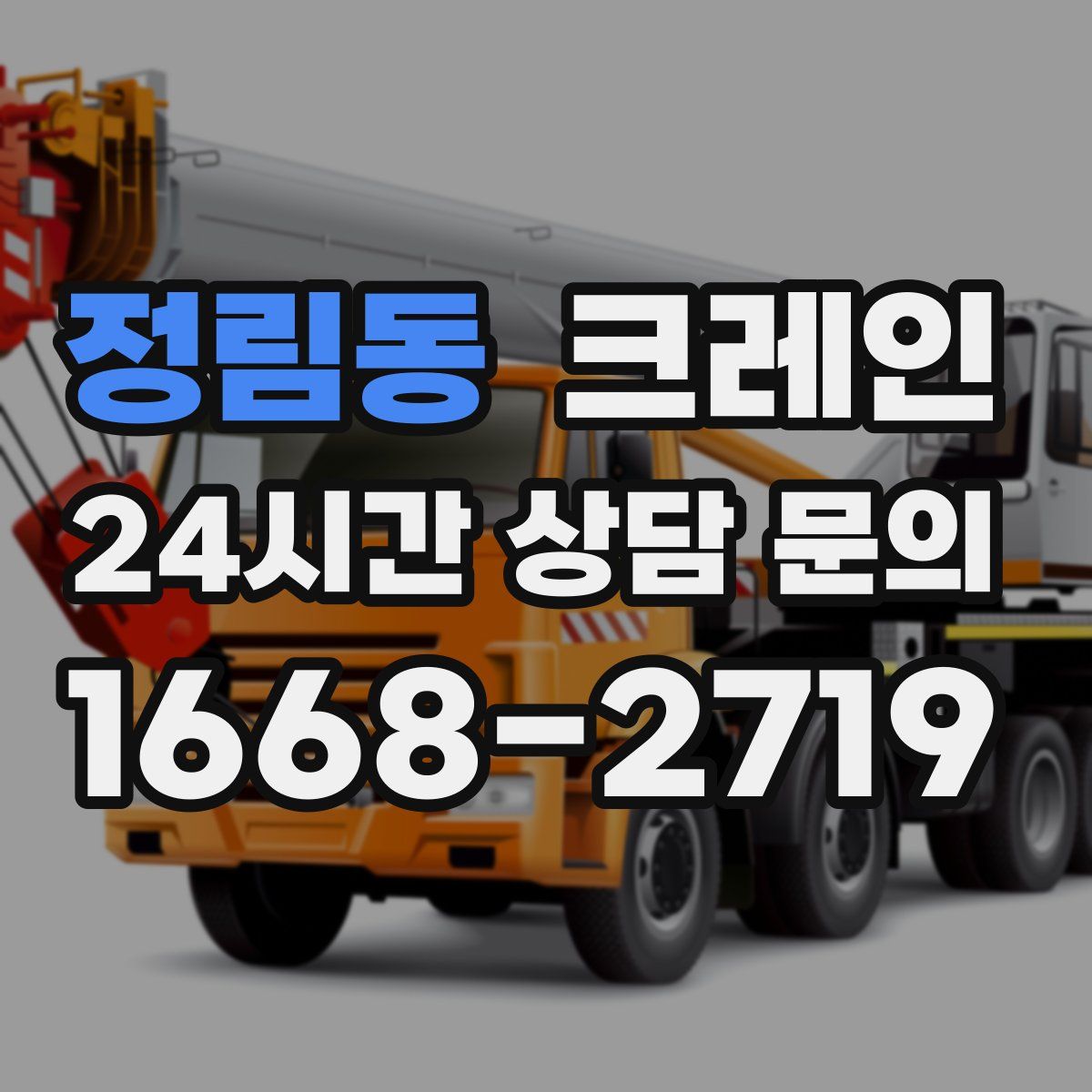 정림동 카고 크레인