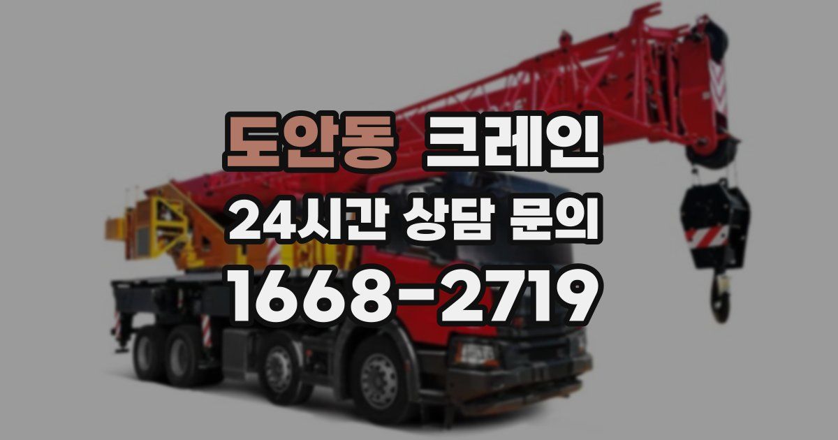 도안동 크레인