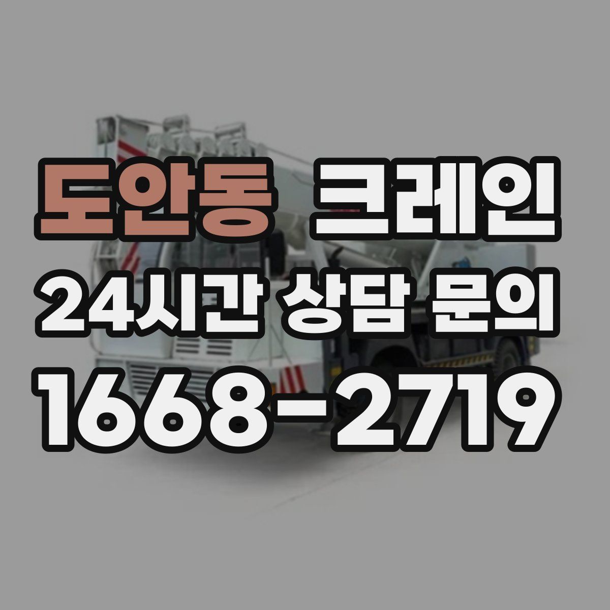 도안동 카고 크레인