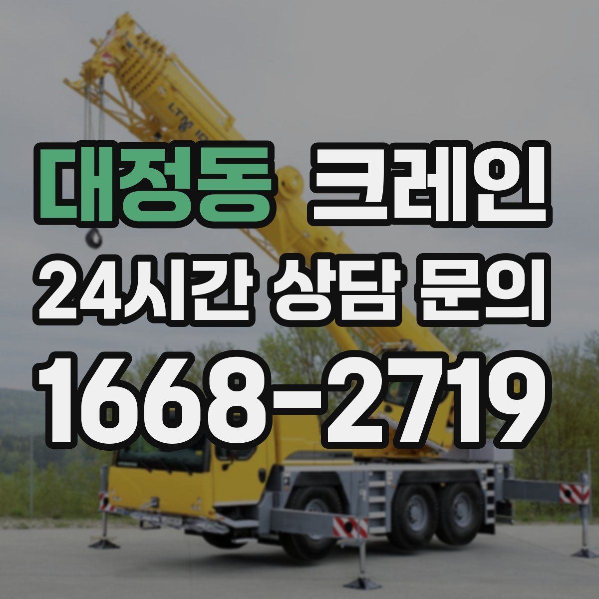 대정동 카고 크레인
