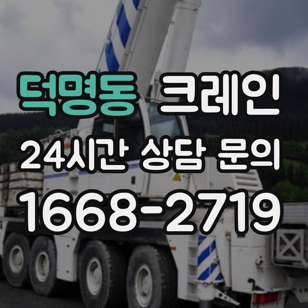 덕명동 카고 크레인