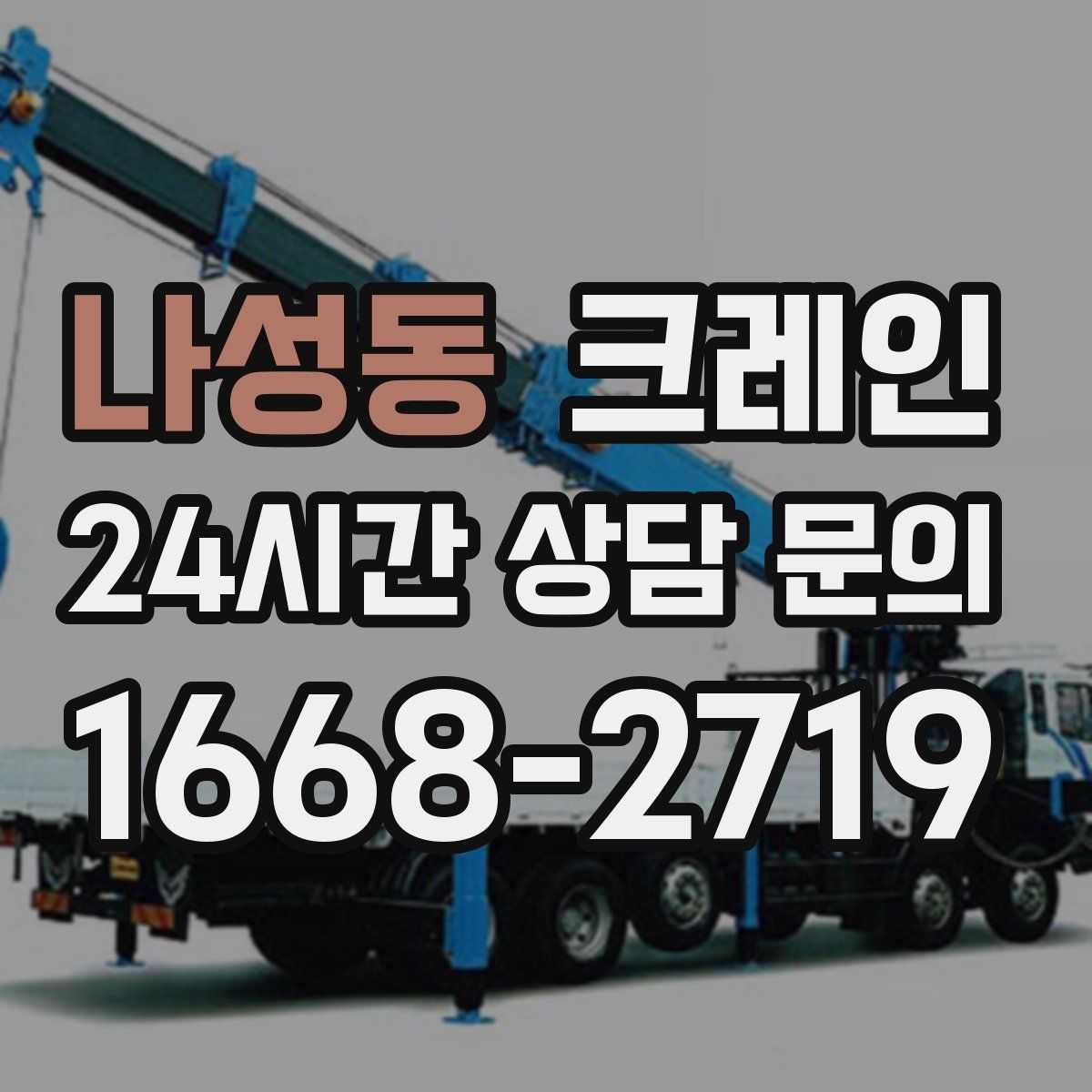 나성동 카고 크레인