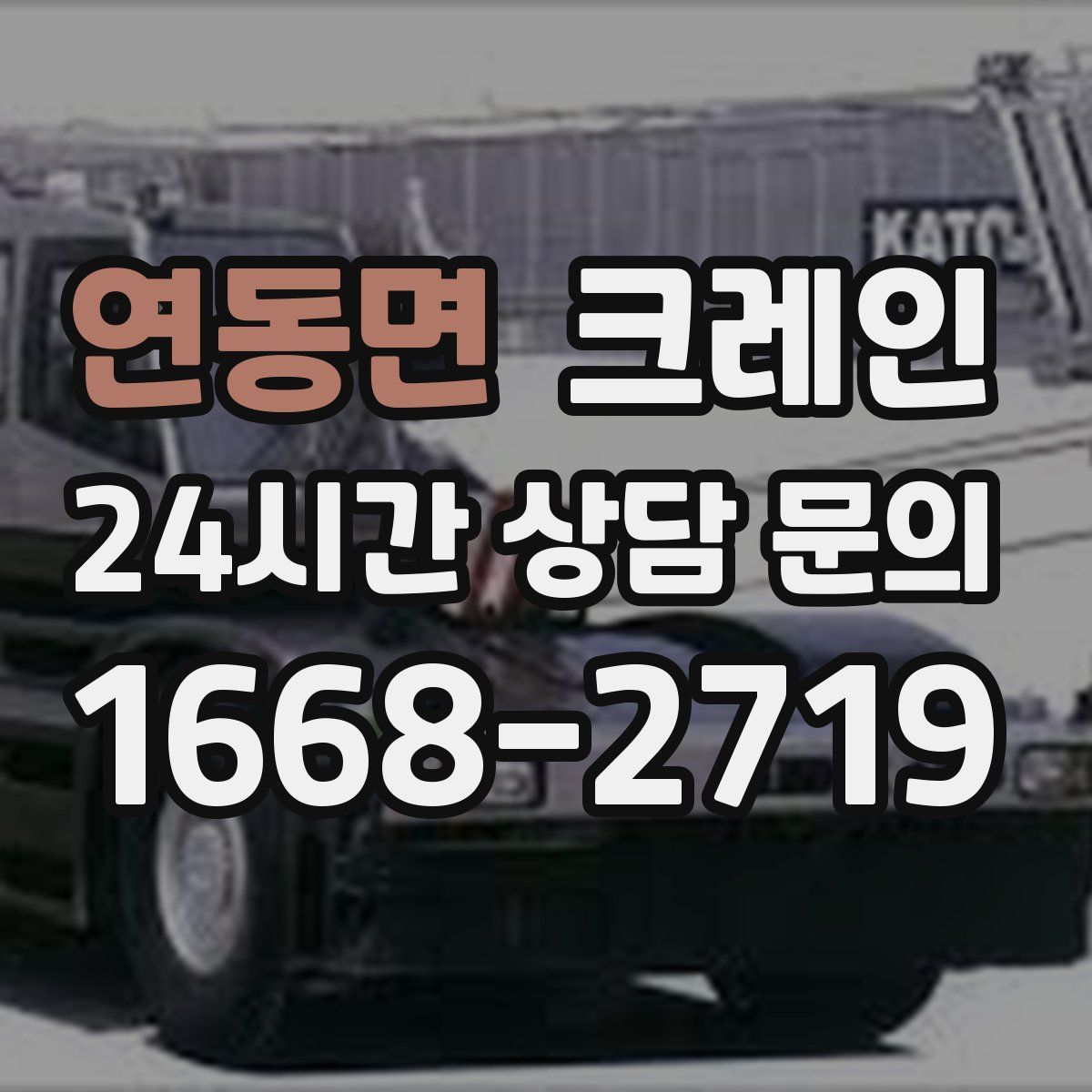 연동면 카고 크레인