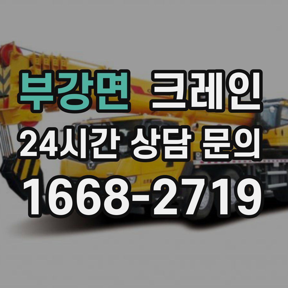 부강면 카고 크레인