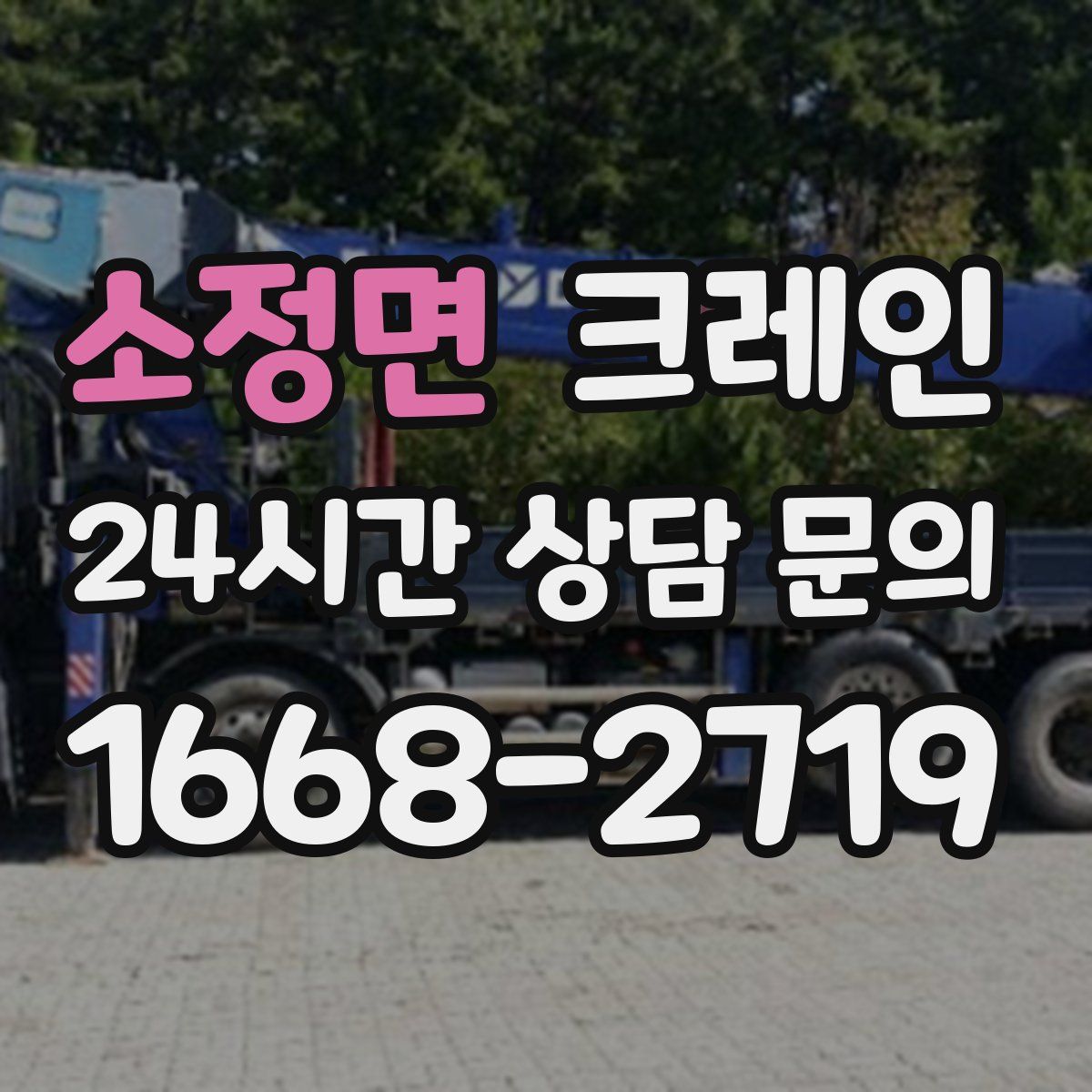 소정면 카고 크레인