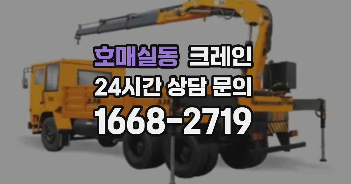 호매실동 크레인