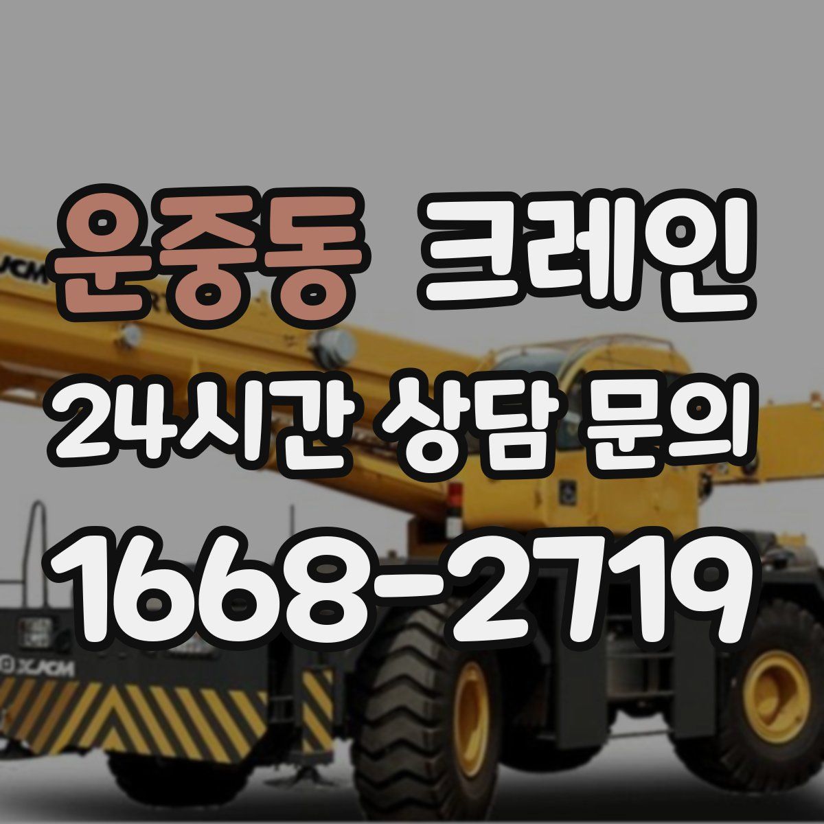 운중동 카고 크레인