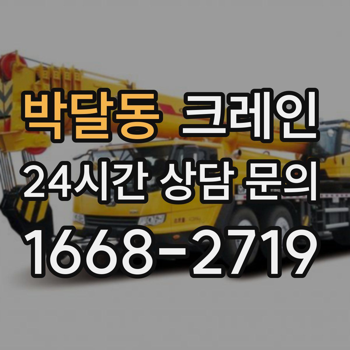 박달동 카고 크레인