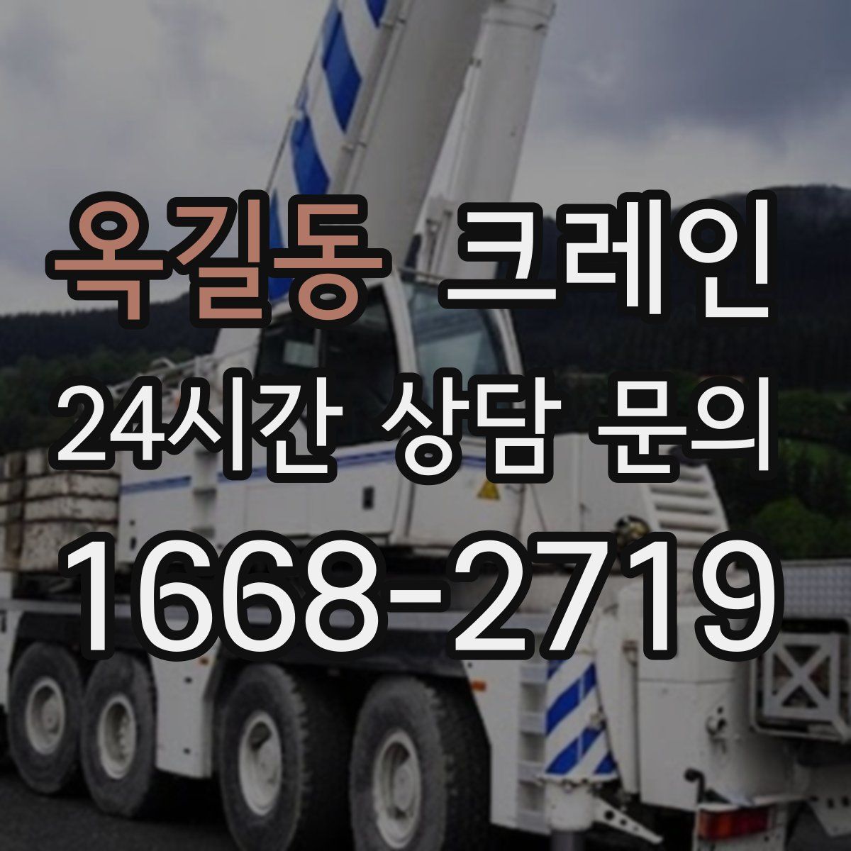 옥길동 카고 크레인