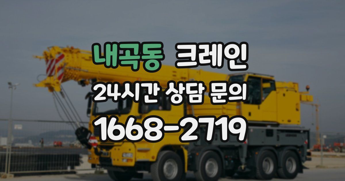 내곡동 크레인