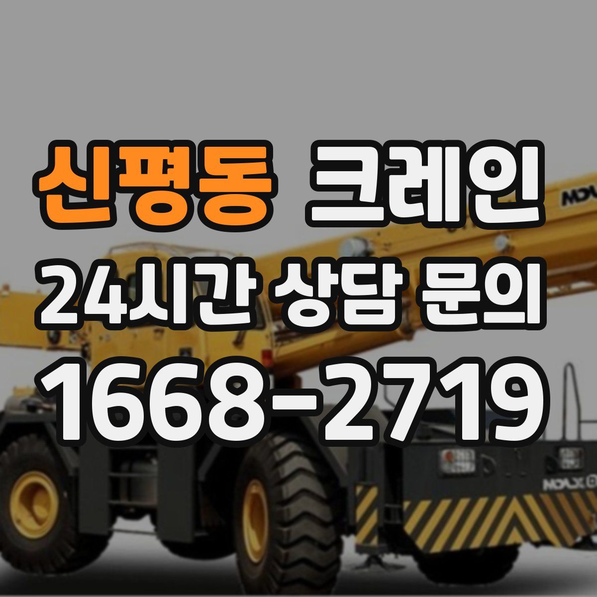 신평동 카고 크레인