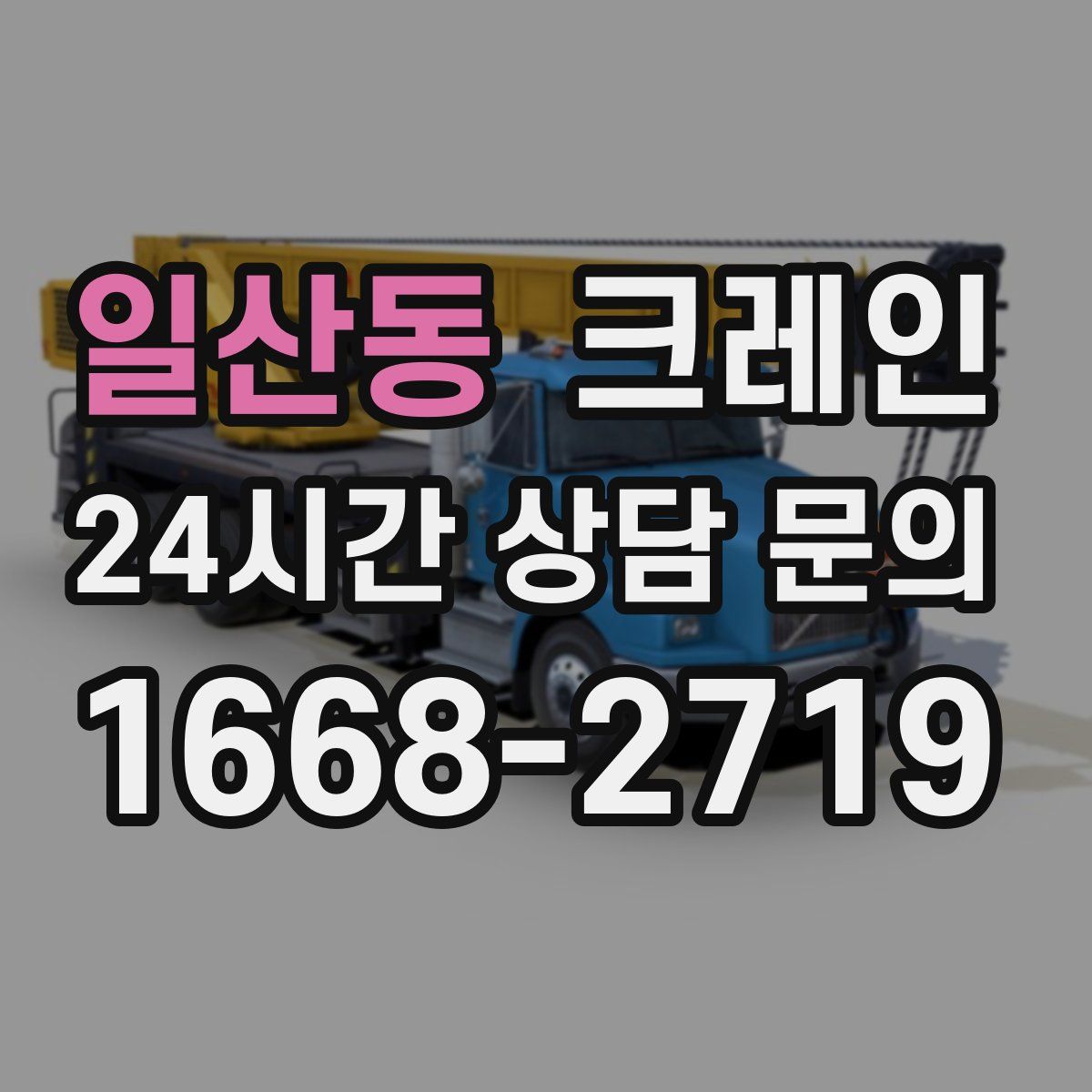 일산동 카고 크레인