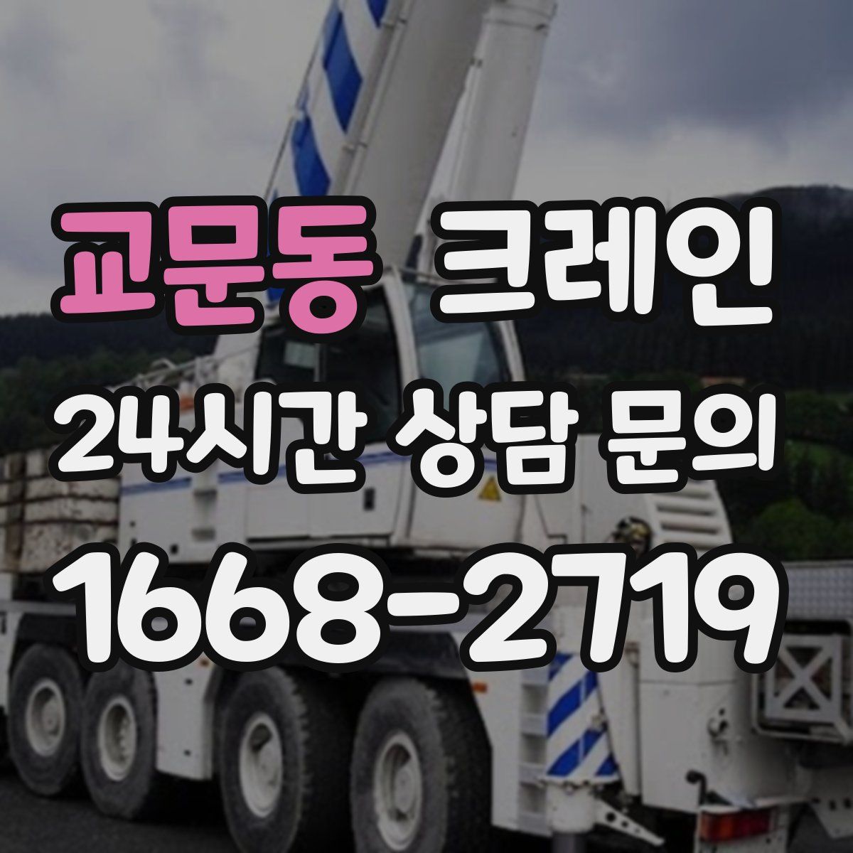 교문동 카고 크레인