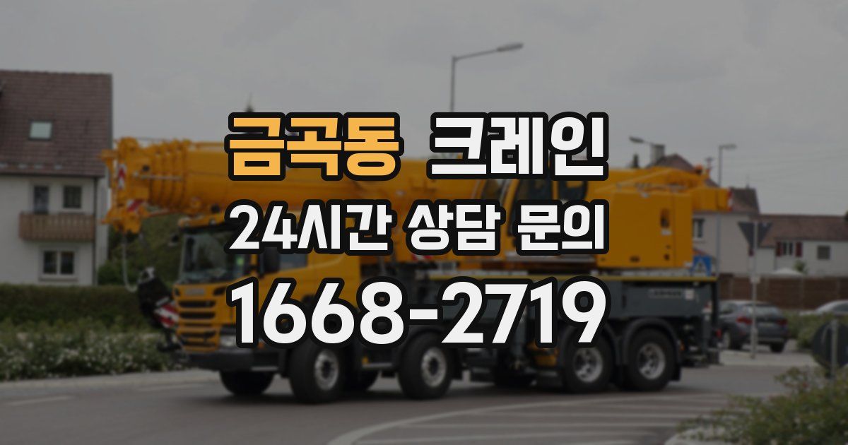 금곡동 크레인