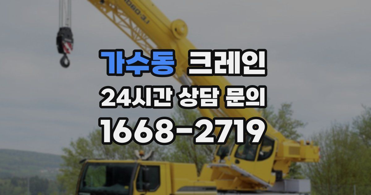 가수동 크레인