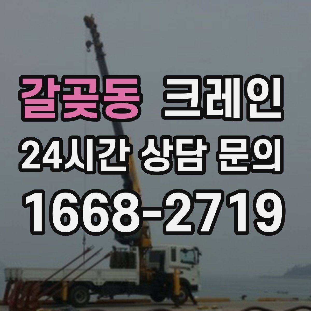 갈곶동 크레인 매장 오픈 일정에 맞춘 투입 전략