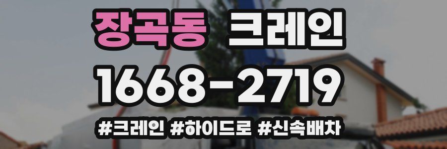 장곡동 크레인 작업