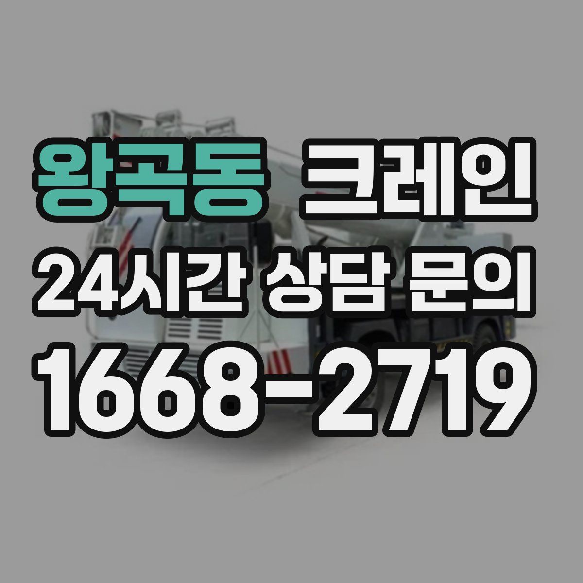왕곡동 카고 크레인