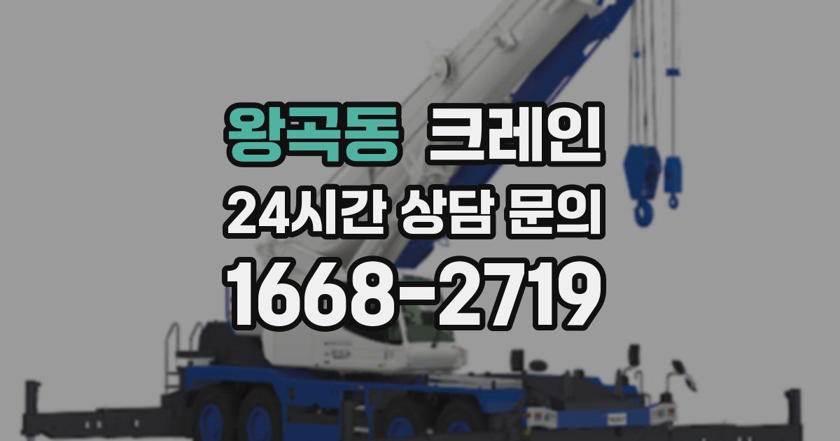 왕곡동 크레인