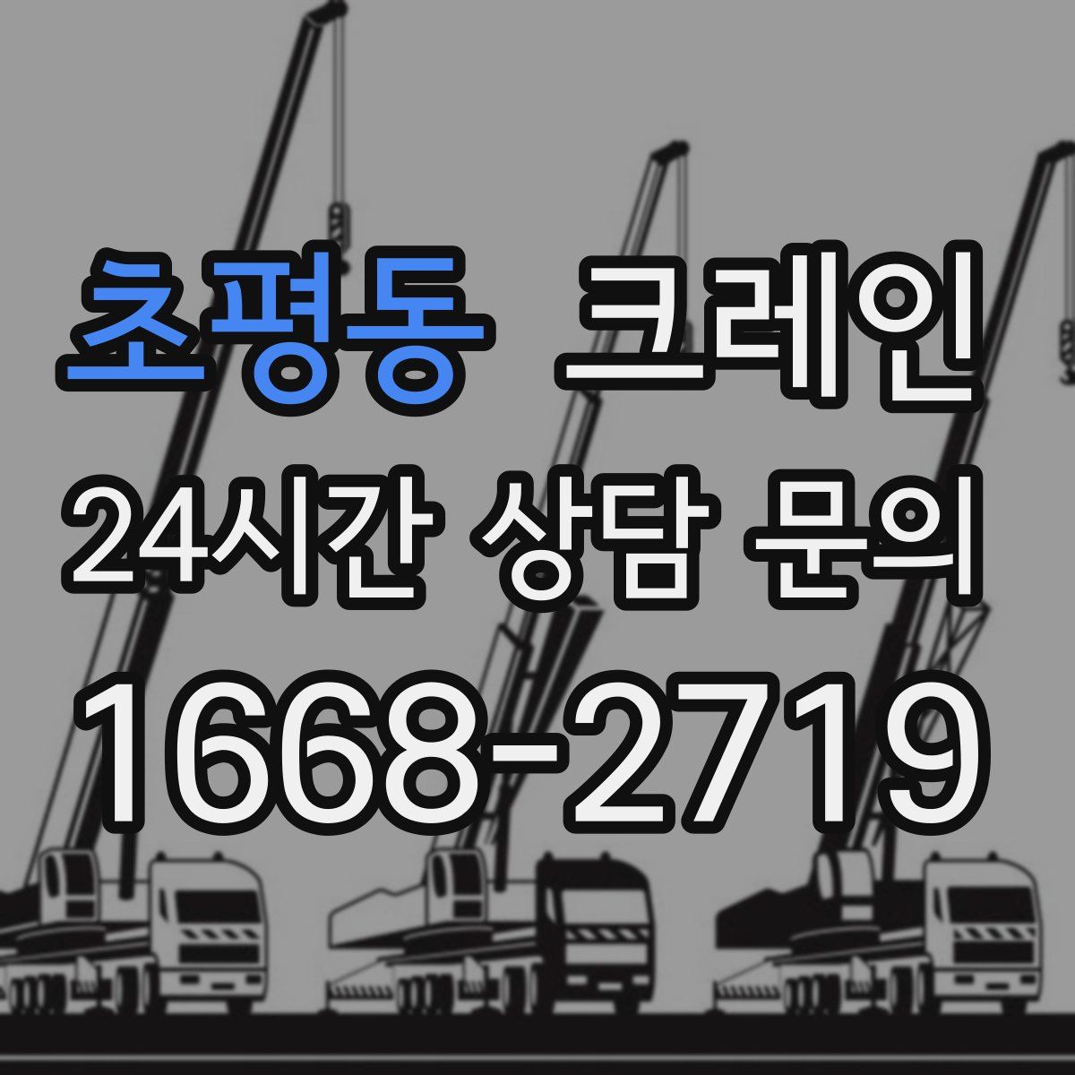 초평동 카고 크레인