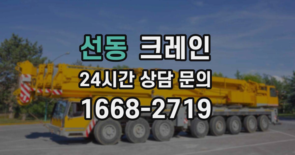선동 크레인