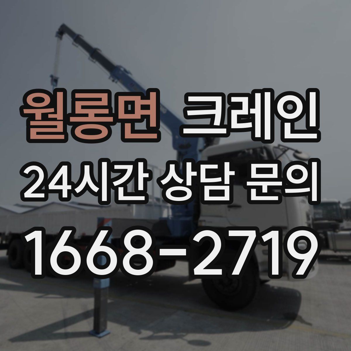 월롱면 카고 크레인