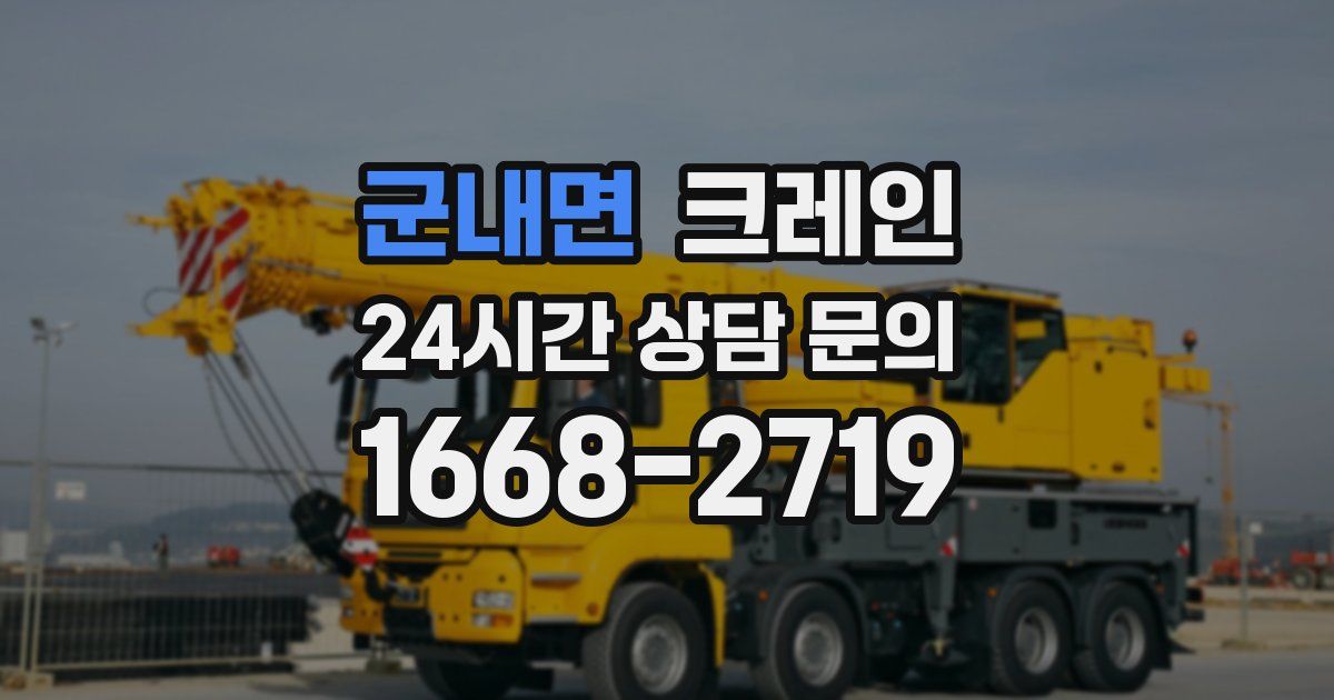 군내면 크레인