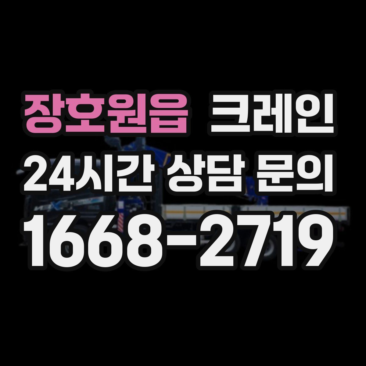 장호원읍 카고 크레인