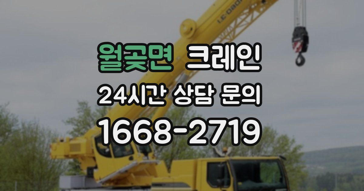 월곶면 크레인