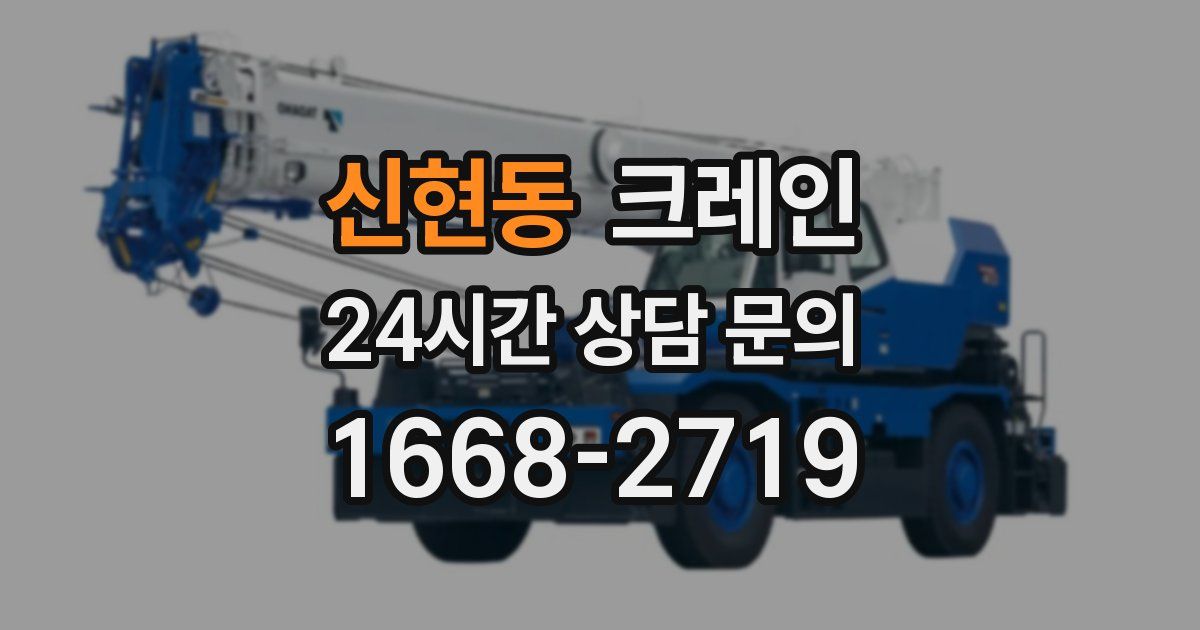 신현동 크레인