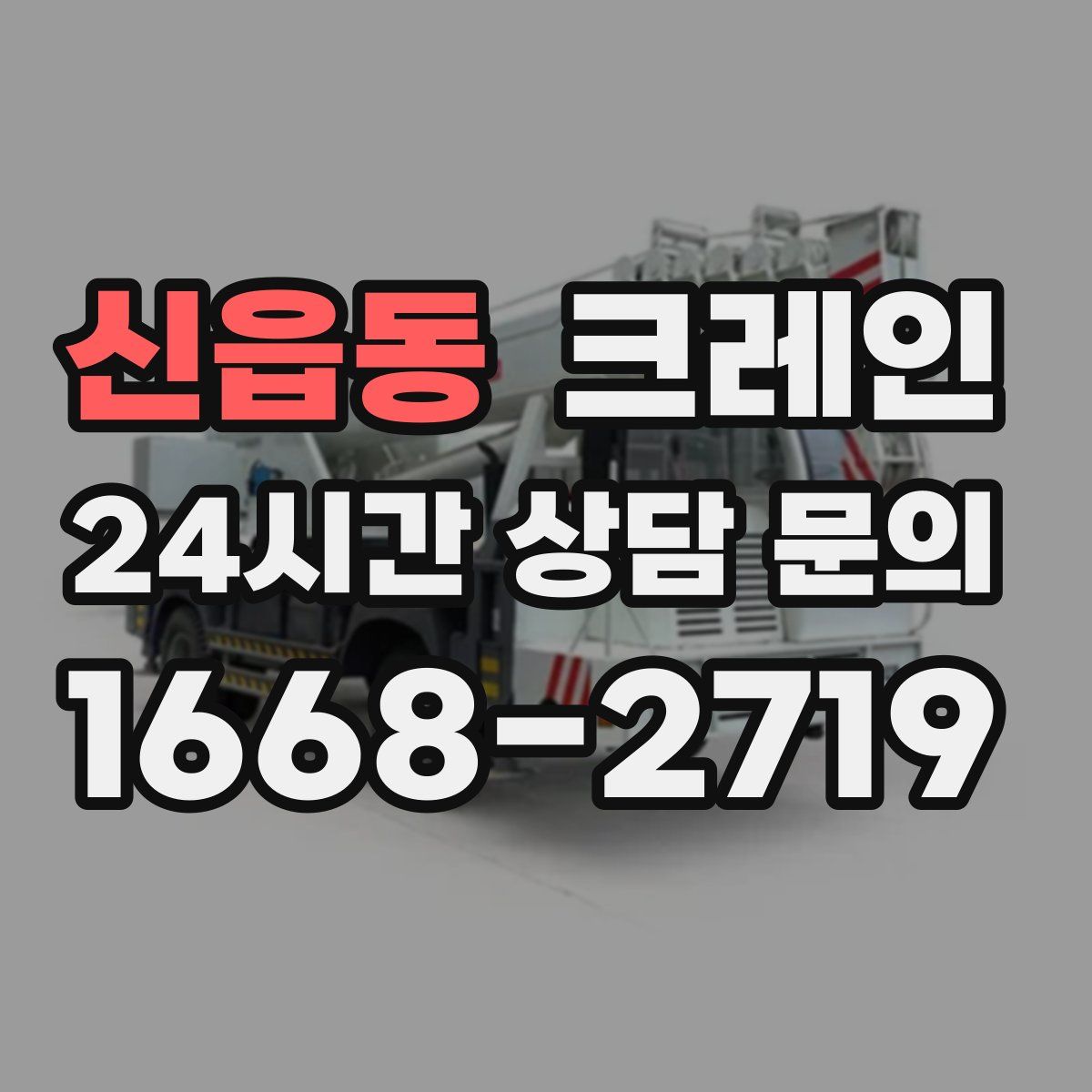 신읍동 카고 크레인