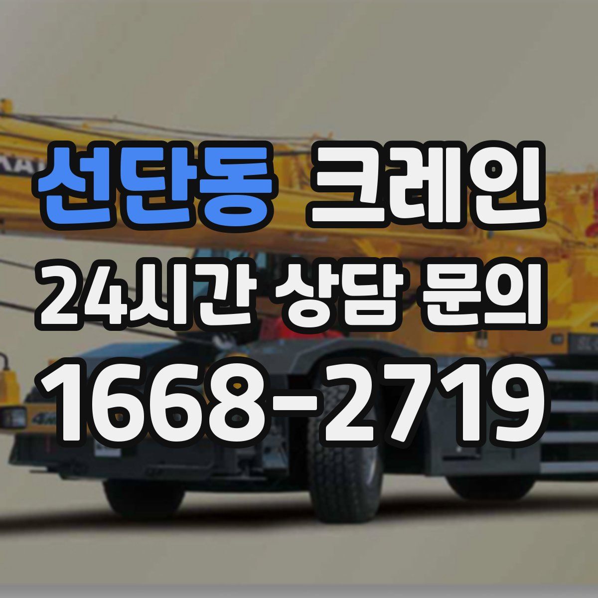 선단동 카고 크레인