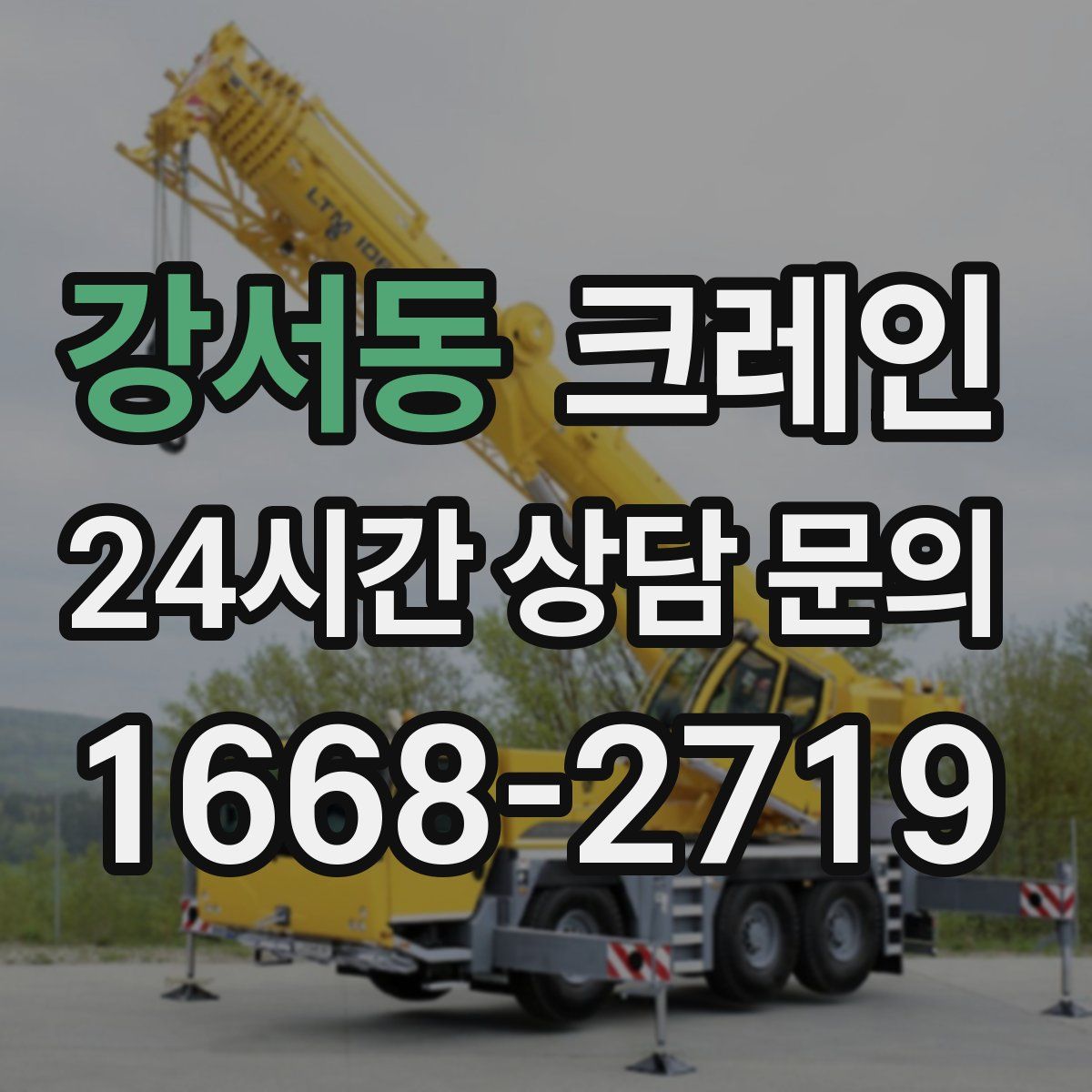 강서동 카고 크레인