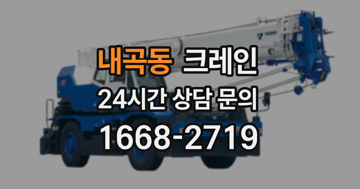 내곡동 크레인
