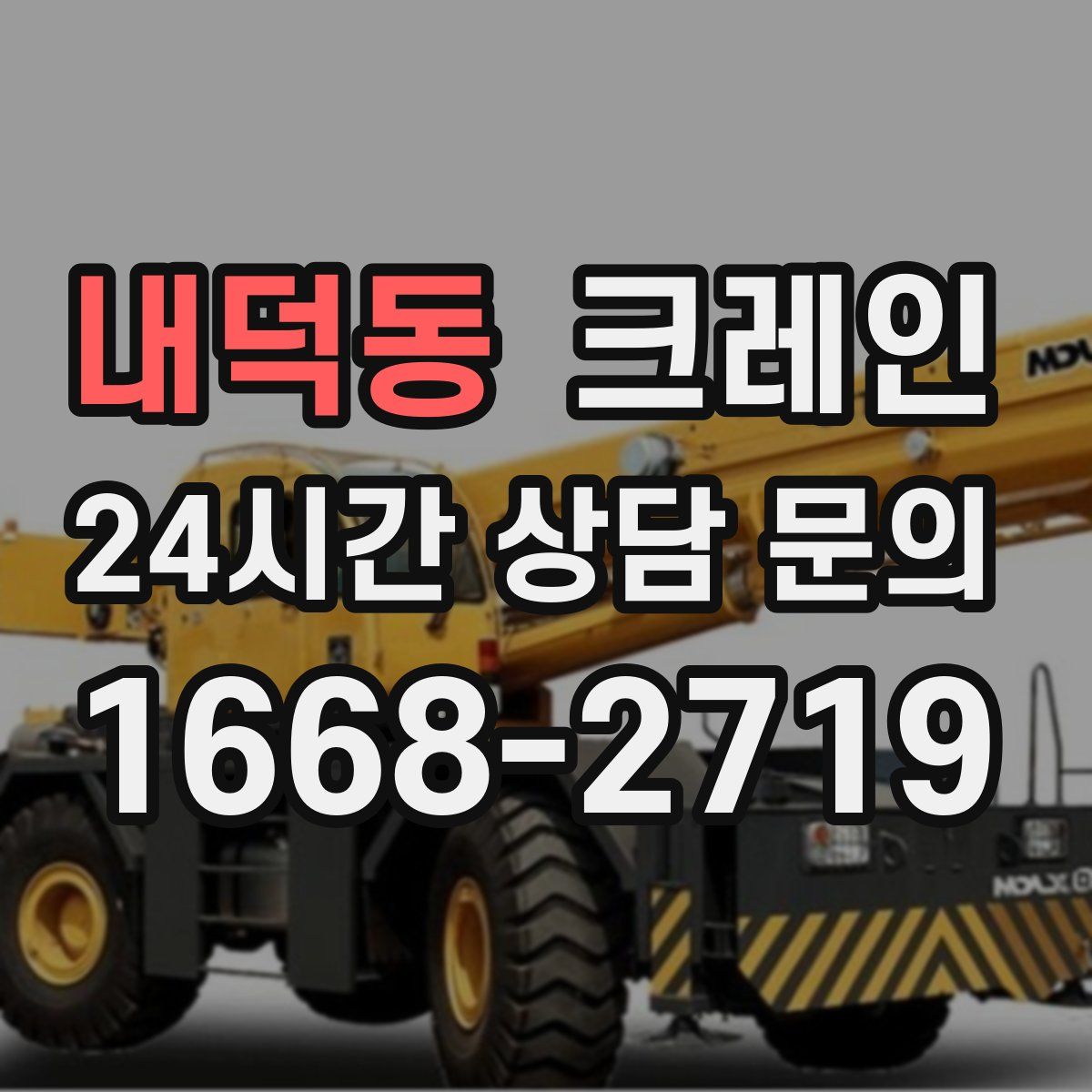 내덕동 카고 크레인