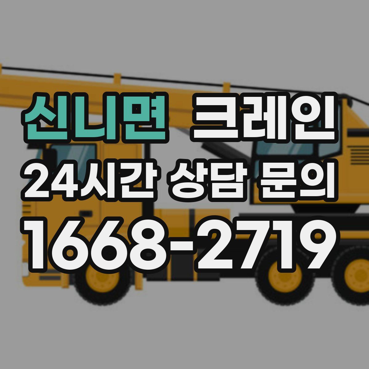 신니면 카고 크레인