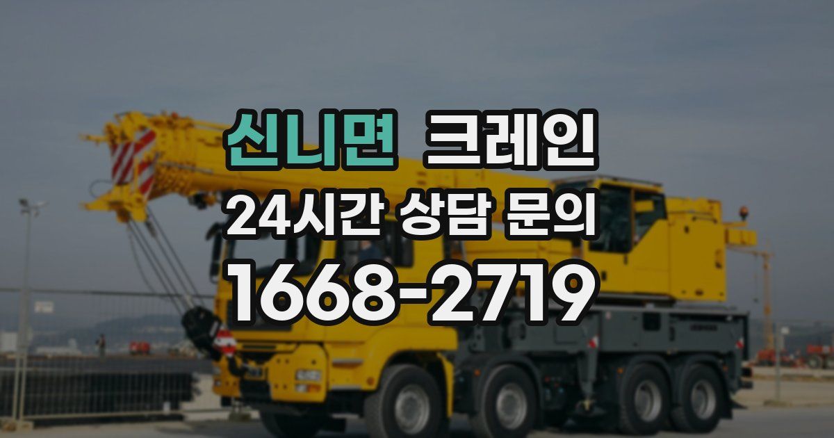 신니면 크레인