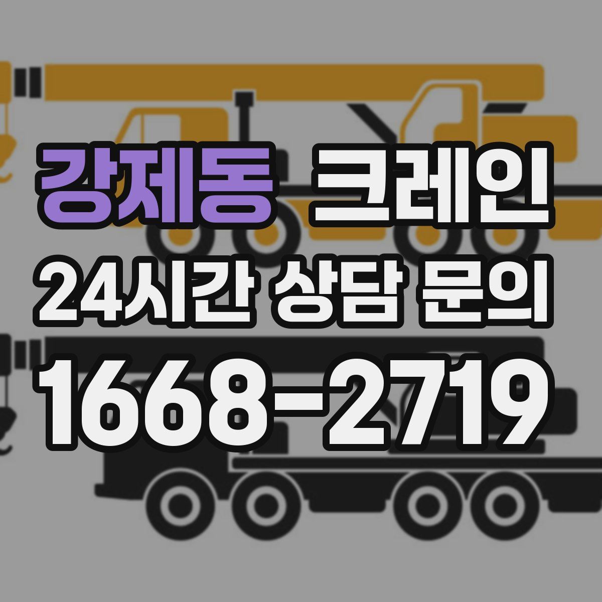 강제동 카고 크레인