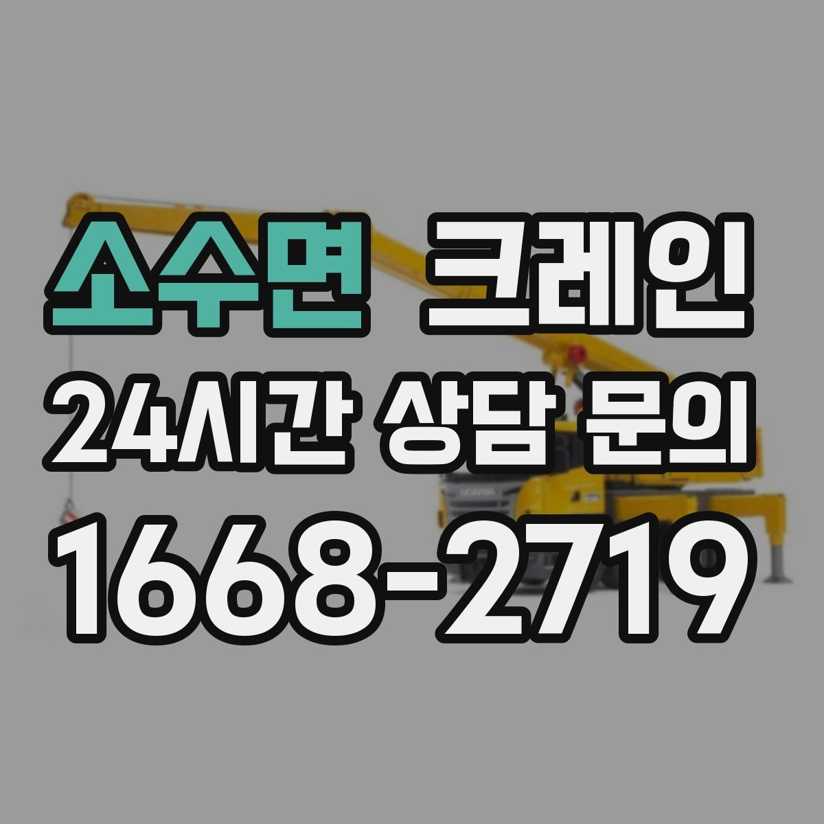 소수면 카고 크레인