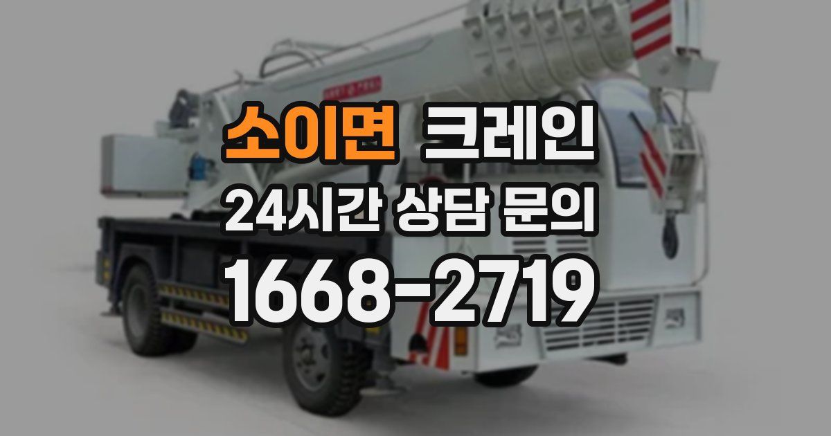 소이면 크레인