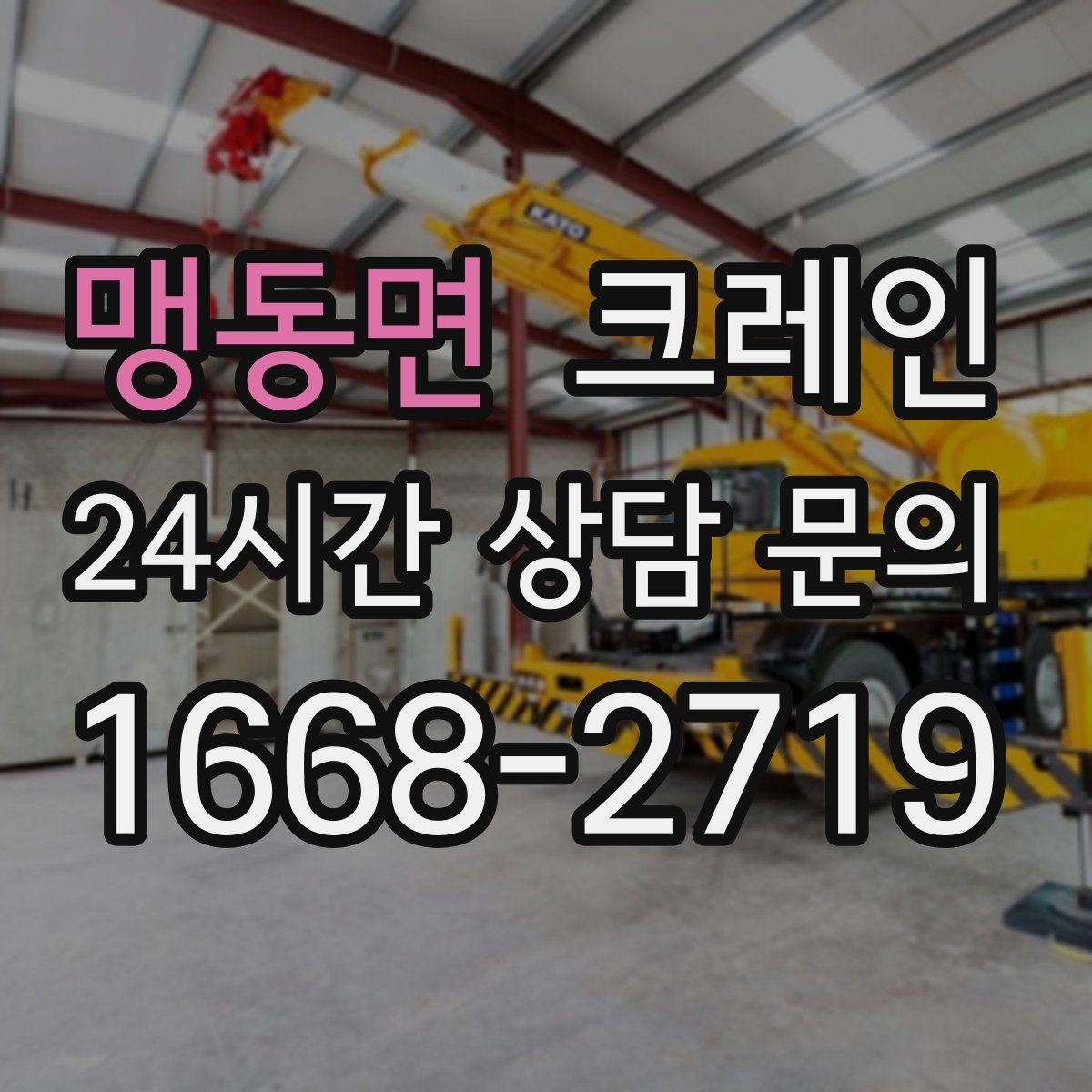 맹동면 카고 크레인