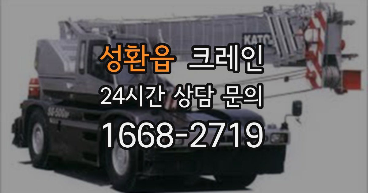성환읍 크레인