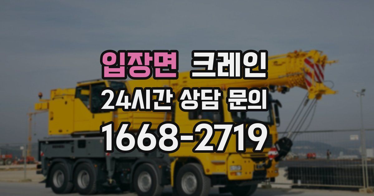 입장면 크레인