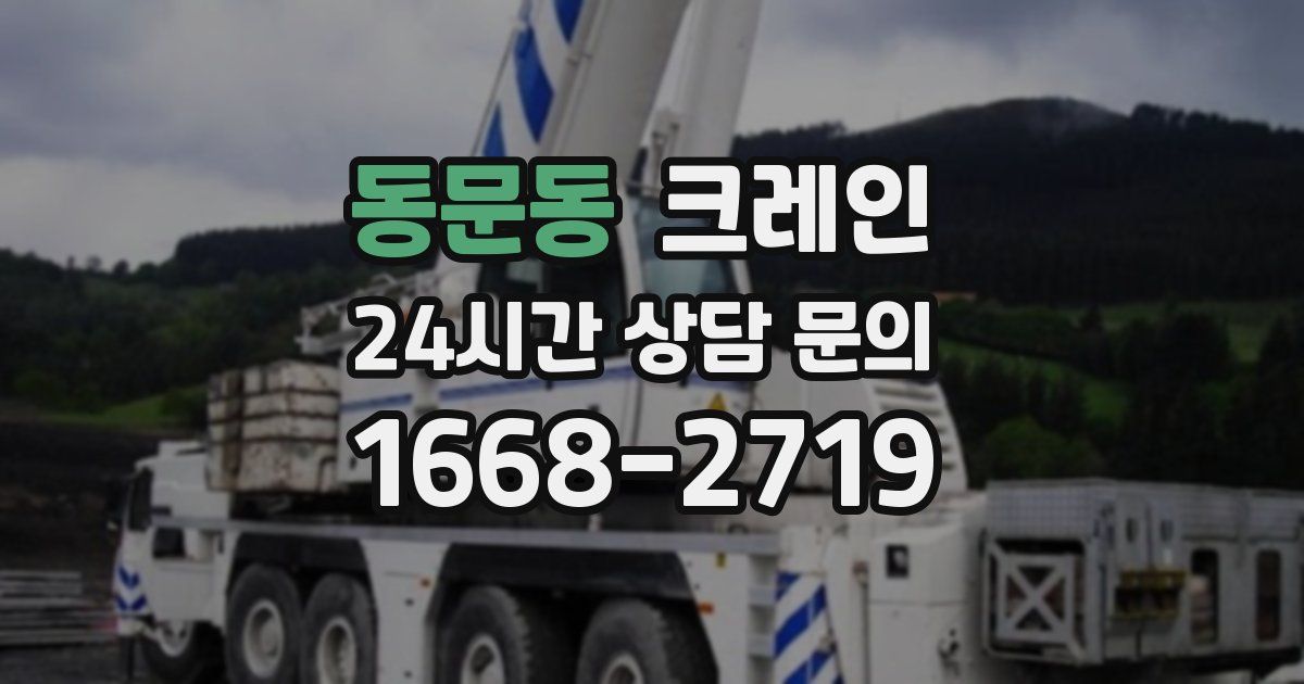 동문동 크레인