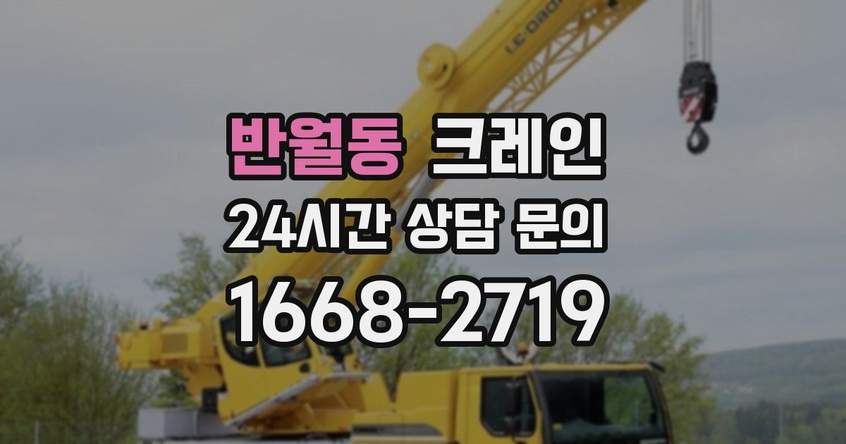 반월동 크레인