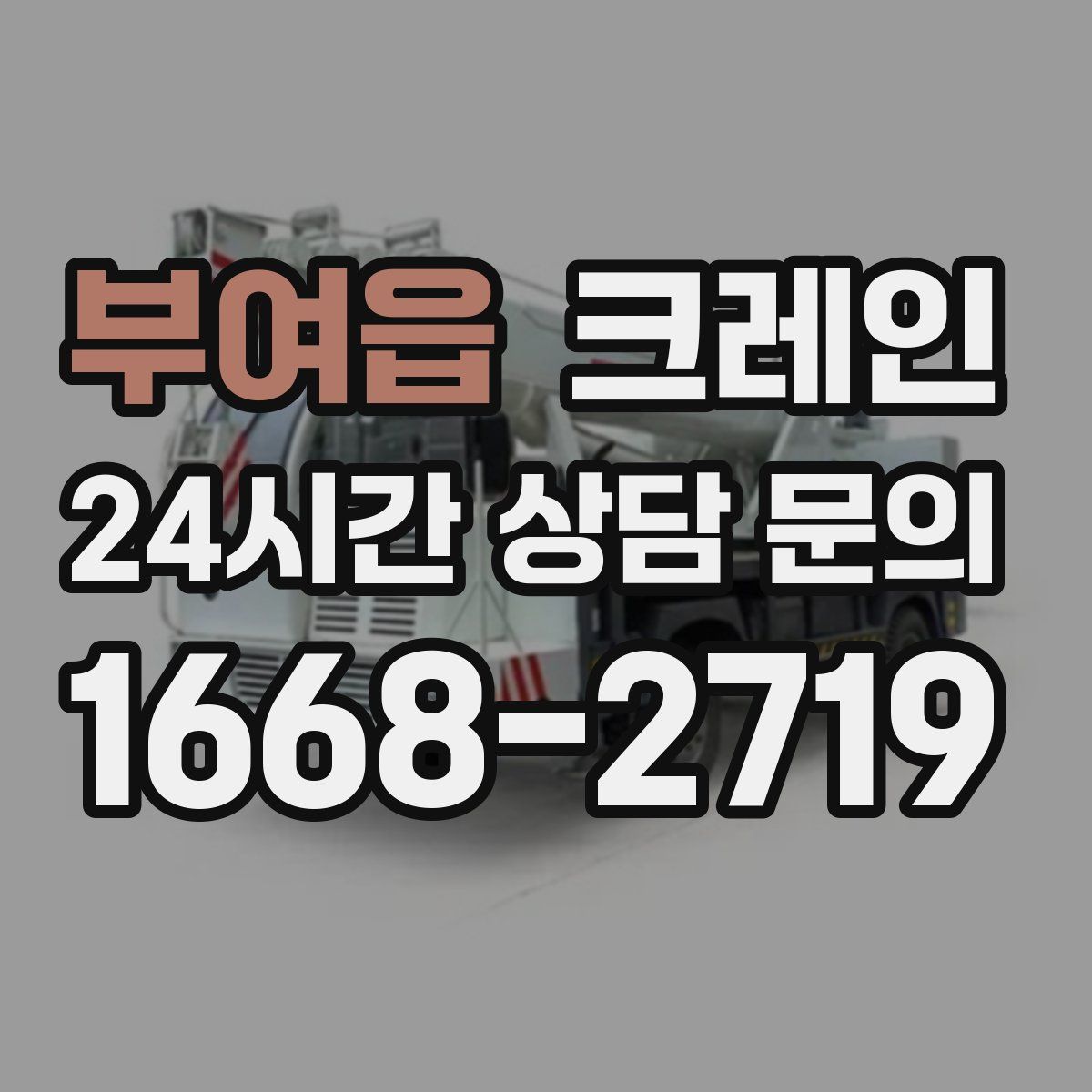 부여읍 카고 크레인