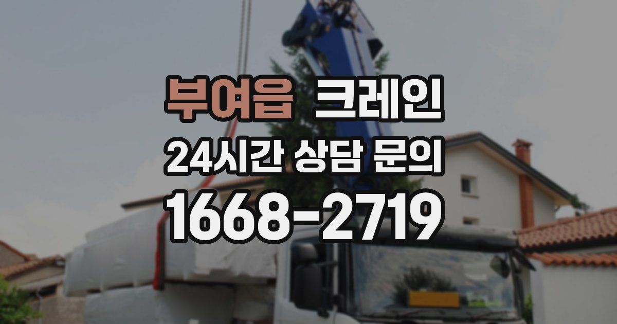 부여읍 크레인