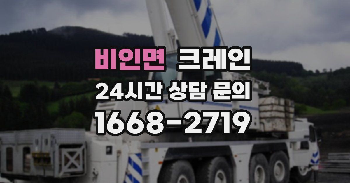 비인면 크레인