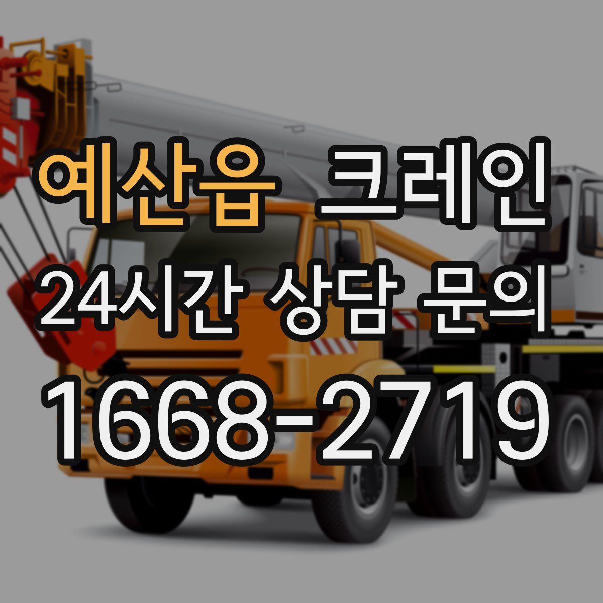 예산읍 카고 크레인